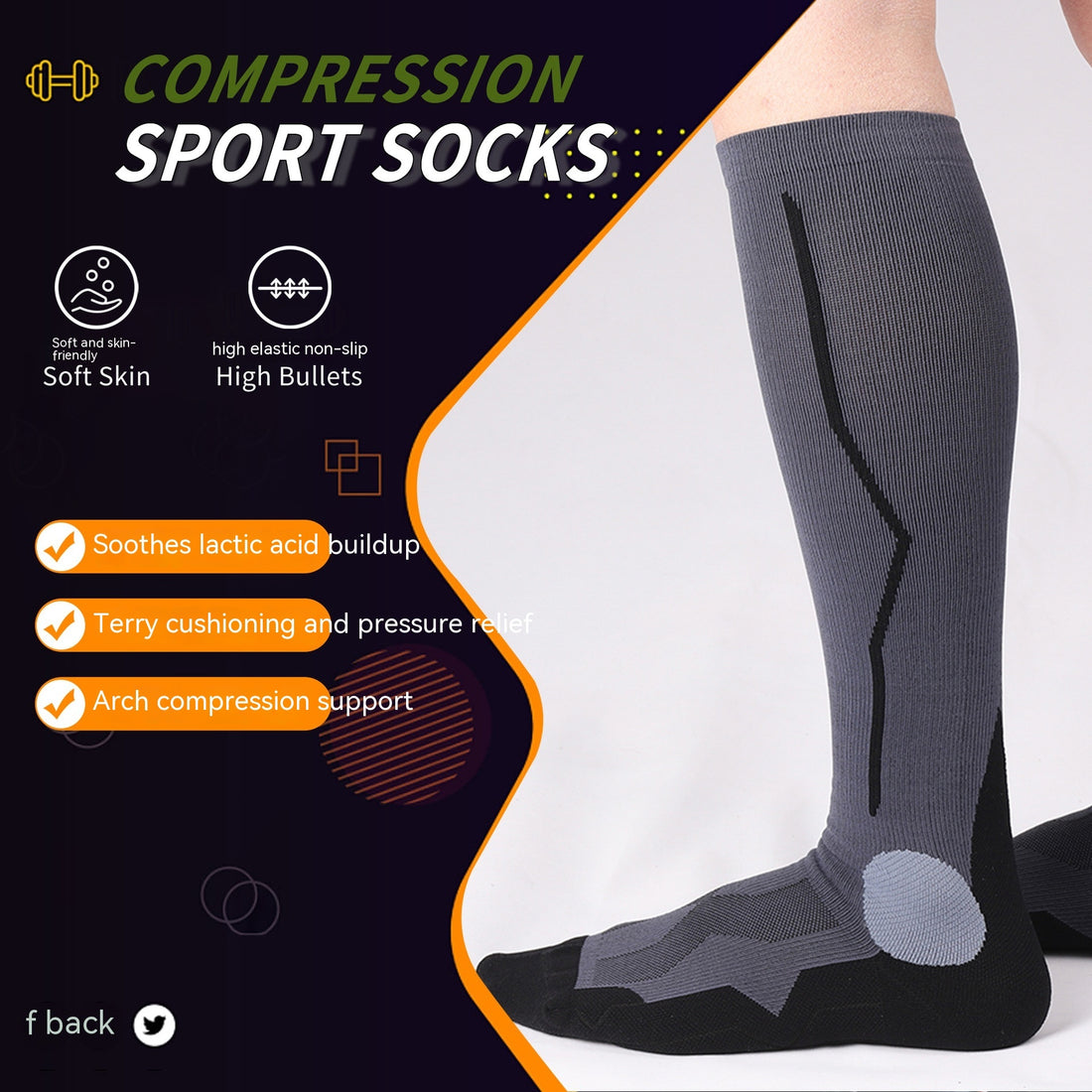 Fitness Compression Socks