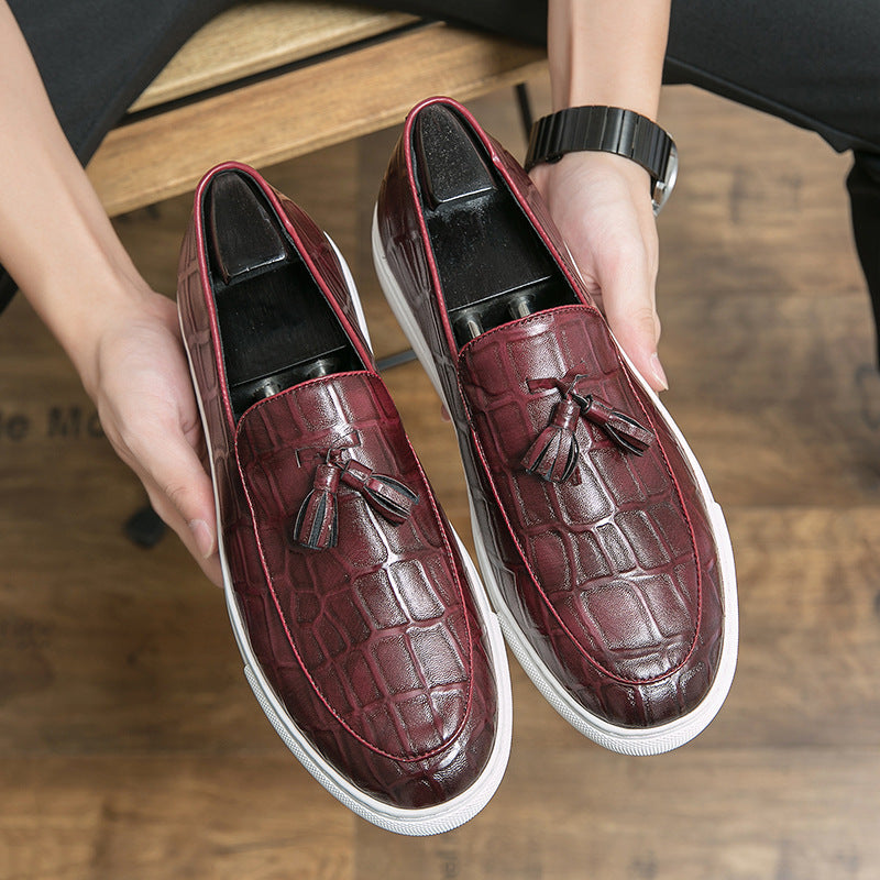 Casual business leather shoe for men